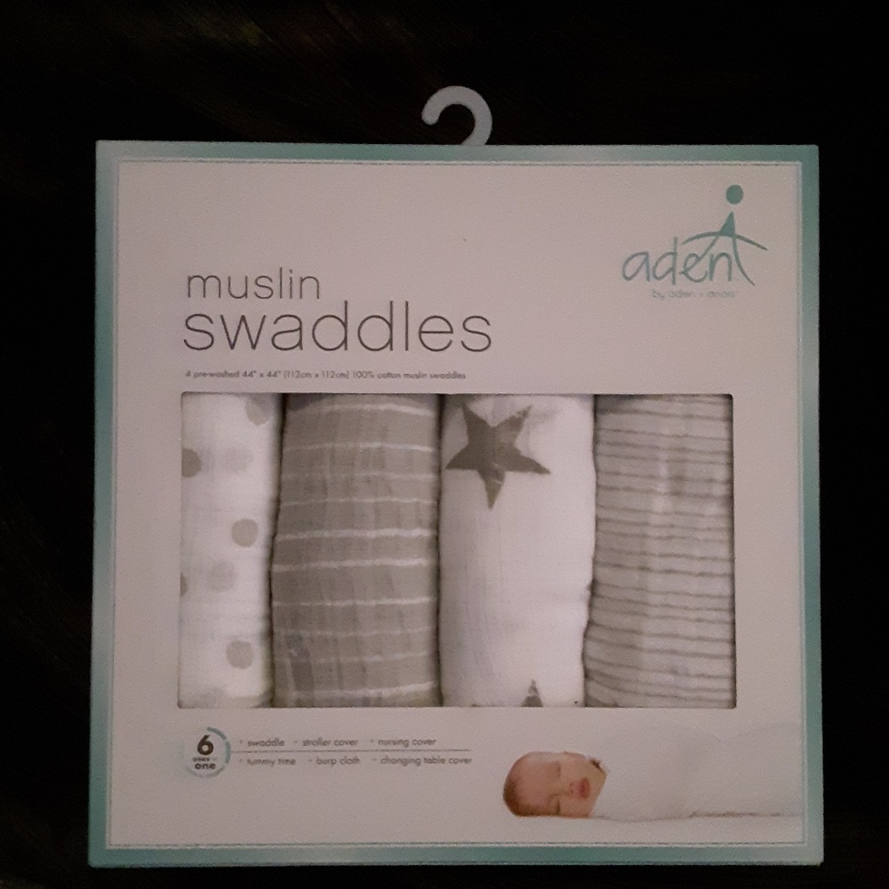 Muslin Swaddles by Aden + Anais, Soft